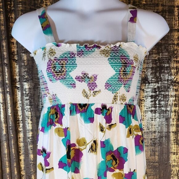 Duo Maternity Floral Convertible Top Size Large - Picture 2 of 9